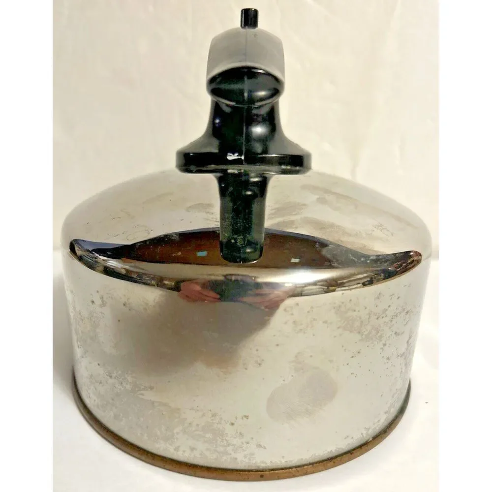 Revere‎ Ware Whistling Tea Kettle Pot Copper Bottom 1 QT Quart CU03 A
